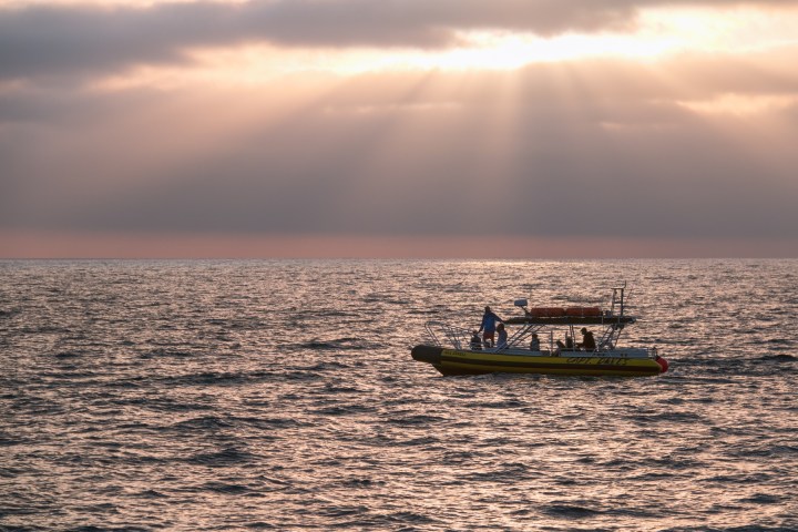 a boat on a body of water